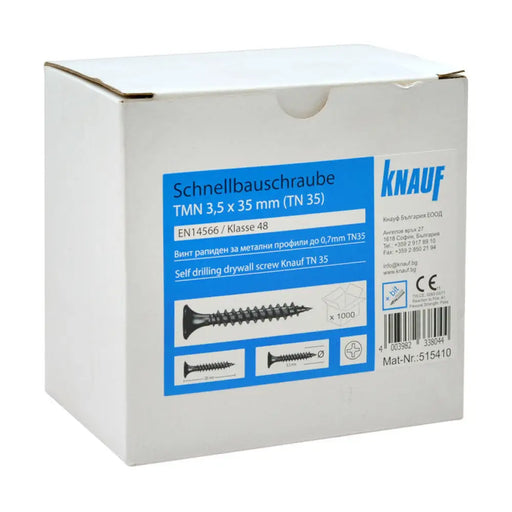 РАПИДНИ ВИНТОВЕ KNAUF TN 35MM 1000 БР./КУТИЯ