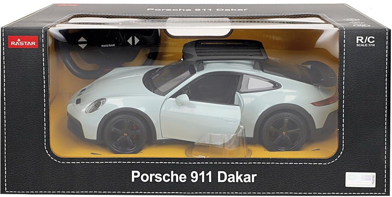 Радиоуправляема кола Rastar - Porsche 911 Dakar, Standard Version, 1:14
