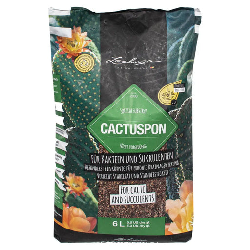 РАСТИТЕЛЕН СУБСТРАТ CACTUSPON 6L LECHUZA