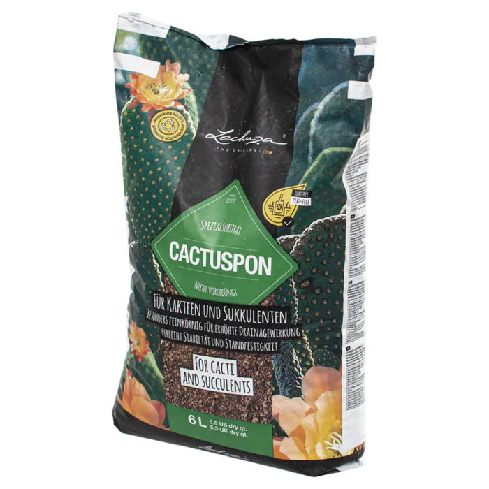 РАСТИТЕЛЕН СУБСТРАТ CACTUSPON 6L LECHUZA