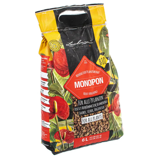 РАСТИТЕЛЕН СУБСТРАТ MONOPON 6L LECHUZA