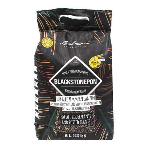 РАСТИТЕЛЕН СУБСТРАТ BLACKSTONEPON 6L LECHUZA