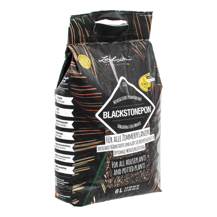 РАСТИТЕЛЕН СУБСТРАТ BLACKSTONEPON 6L LECHUZA