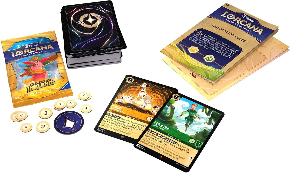 Disney Lorcana TCG: Into the Inklands Starter Deck - Pongo and Peter Pan
