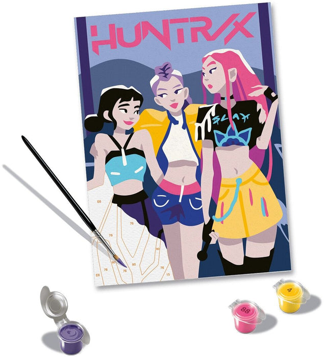 Комплект за рисуване по номера Ravensburger CreArt - KPop Demon Hunters: Huntr/x
