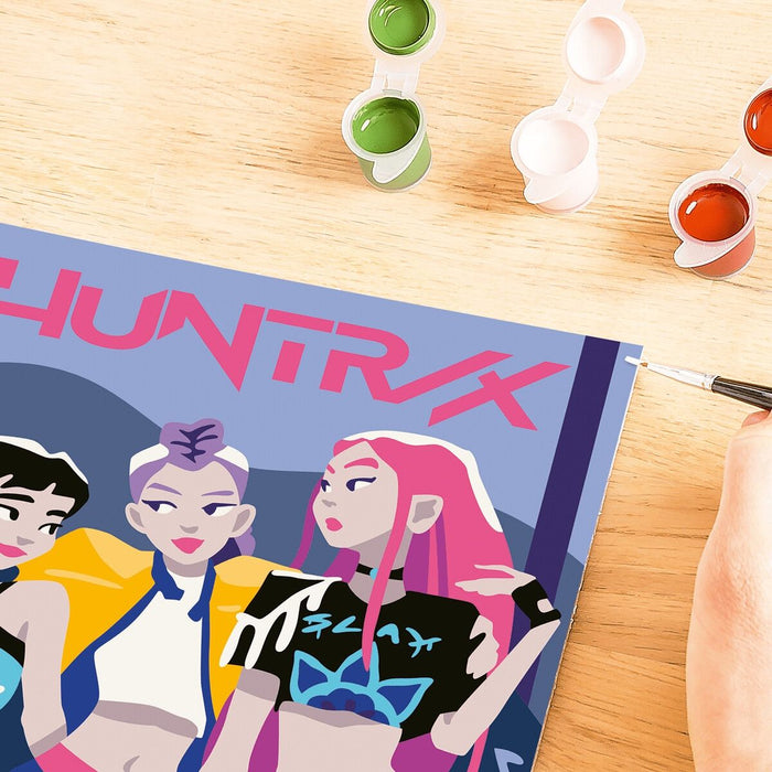 Комплект за рисуване по номера Ravensburger CreArt - KPop Demon Hunters: Huntr/x
