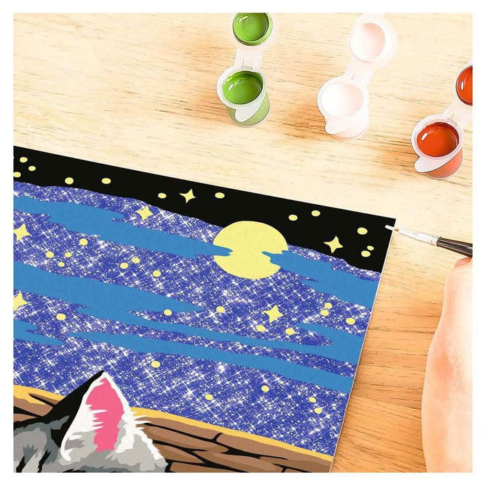 Комплект за рисуване по номера Ravensburger CreArt - Спящо коте