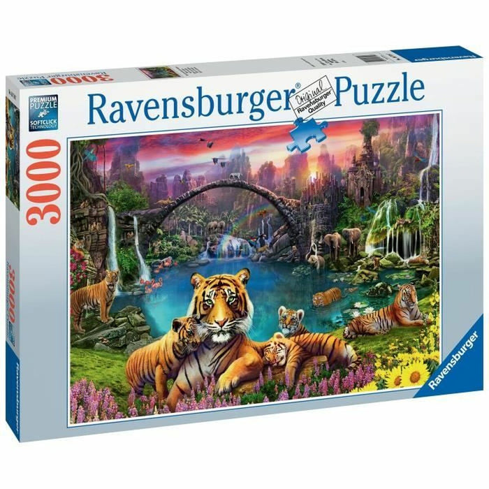 Пъзел Ravensburger Tigers in the lagoon 3000 Части