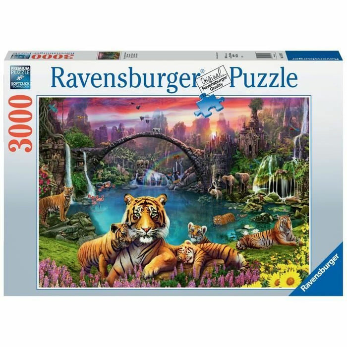 Пъзел Ravensburger Tigers in the lagoon 3000 Части