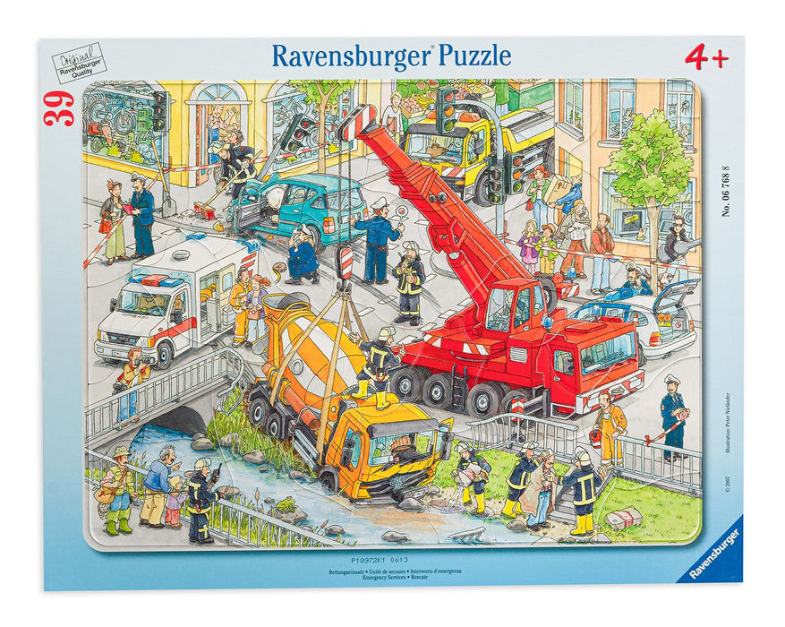 Пъзел Ravensburger от 39 части - Строителна площадка
