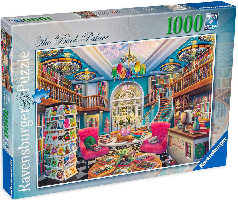 Пъзел Ravensburger от 1000 части - В библиотеката