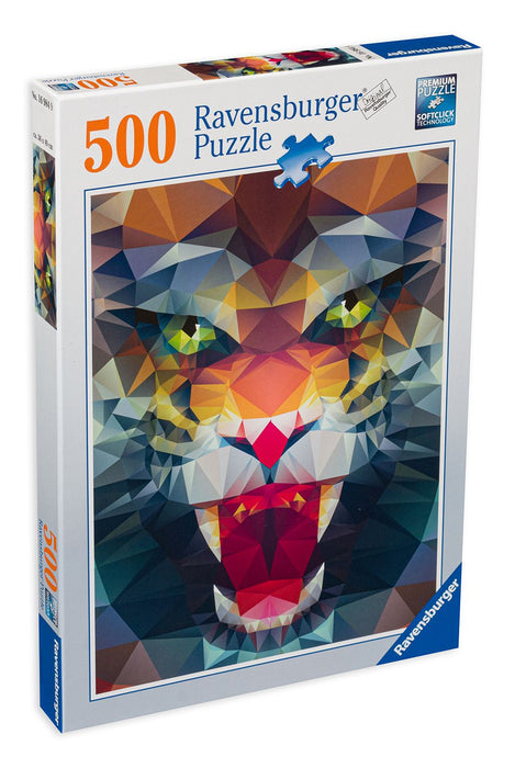 Пъзел Ravensburger от 500 части - Многоъгълен лъв