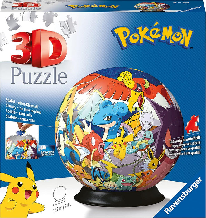 3D Пъзел Ravensburger от 72 части - Покемон