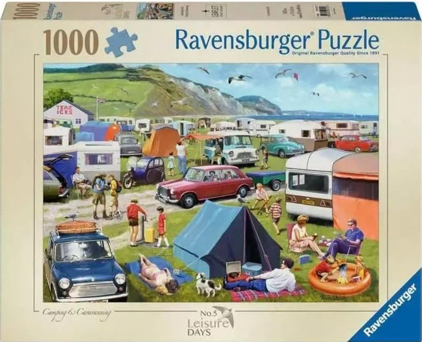 Пъзел Ravensburger от 1000 части - Къмпингуване