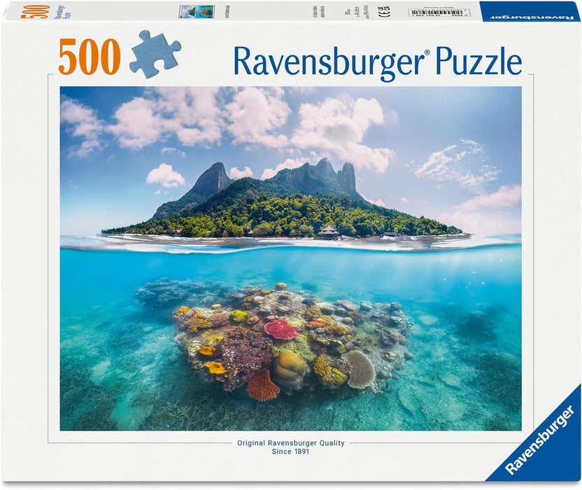 Пъзел Ravensburger от 500 части - Островно бягство