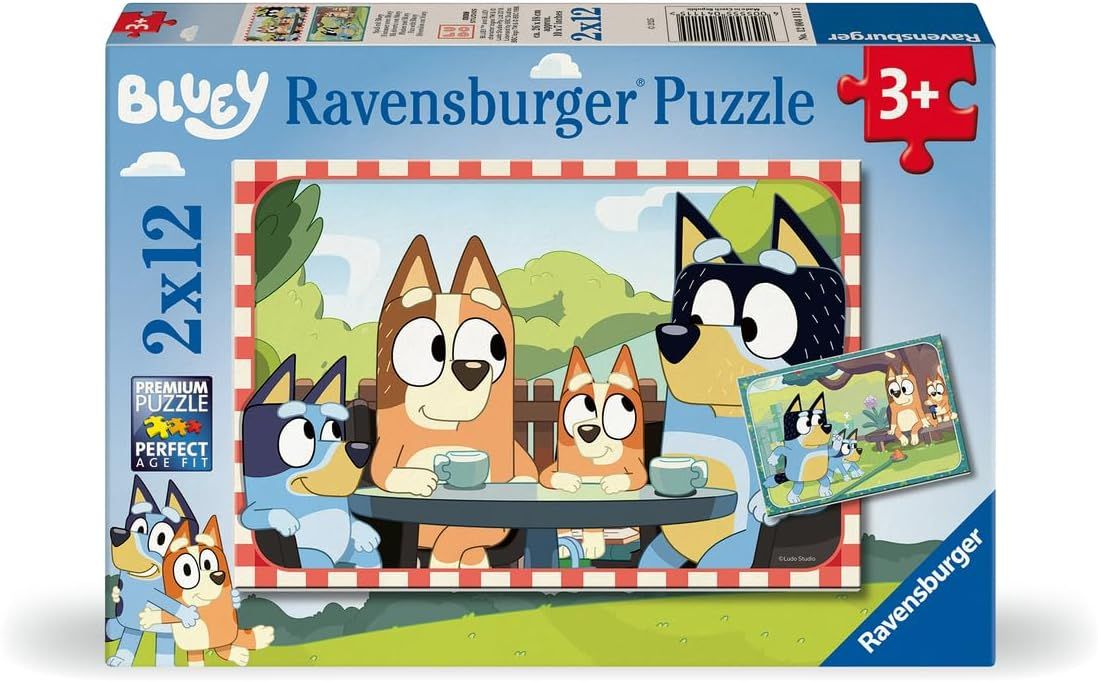 Пъзел Ravensburger от 2 x 12 части - Блуи