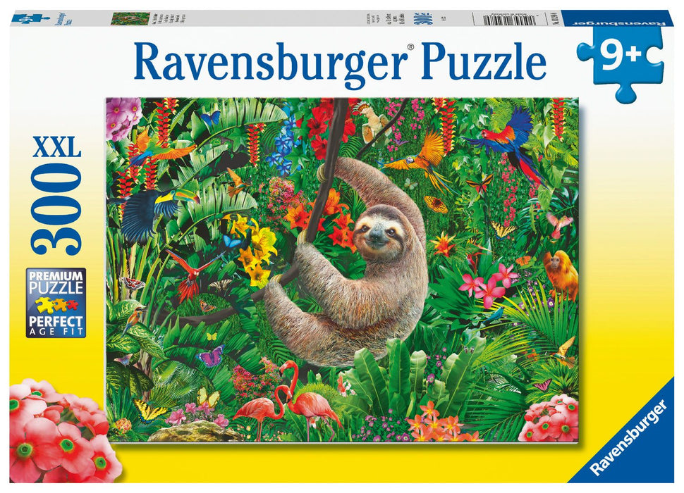 Пъзел Ravensburger от 300 XXL части - Очарователен ленивец
