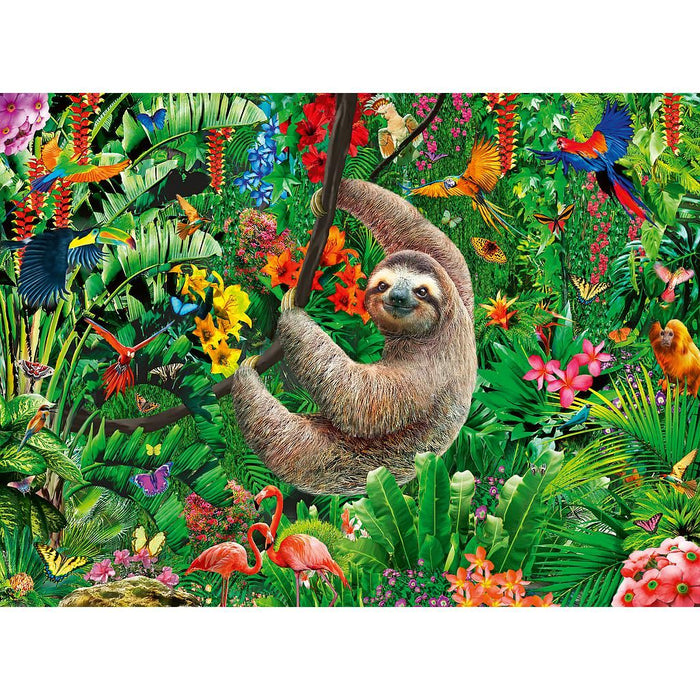 Пъзел Ravensburger от 300 XXL части - Очарователен ленивец