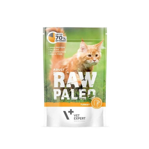 RAW PALEO Adult Cat Turkey - мокра котешка храна - 100 гр