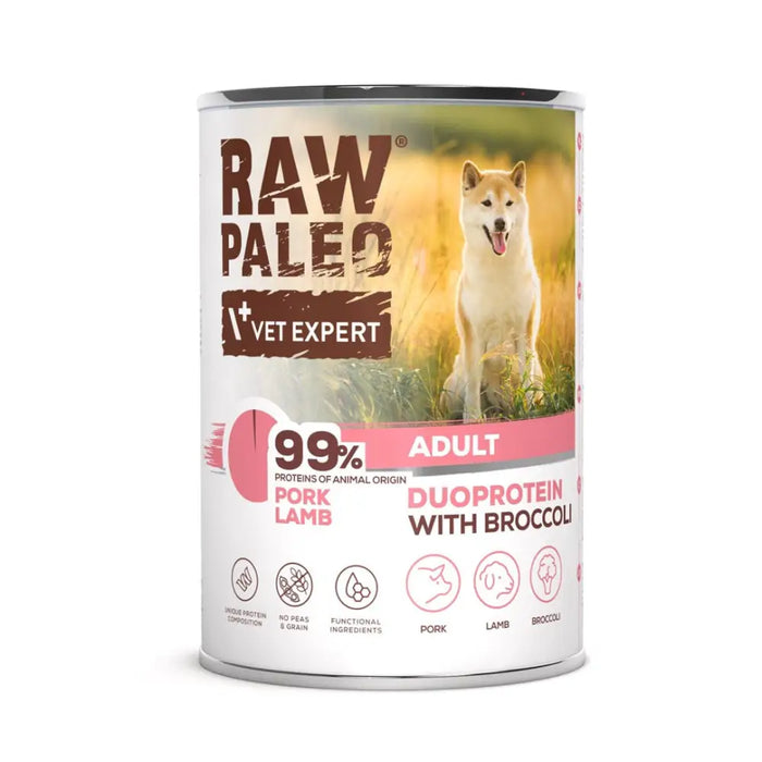RAW PALEO Duoprotein Pork & Lamb Adult - мокра храна