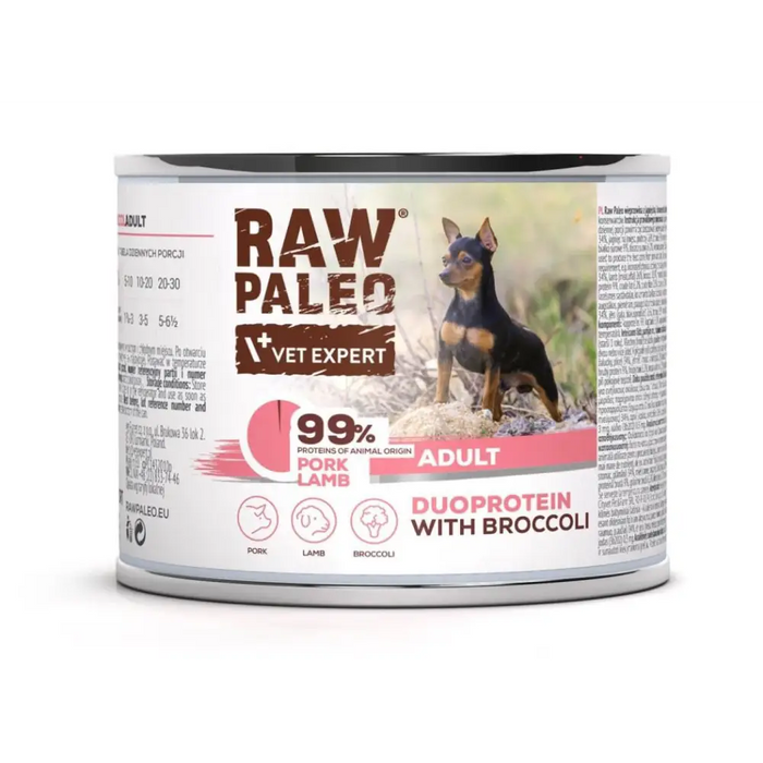 RAW PALEO Duoprotein Pork & Lamb Adult - мокра храна