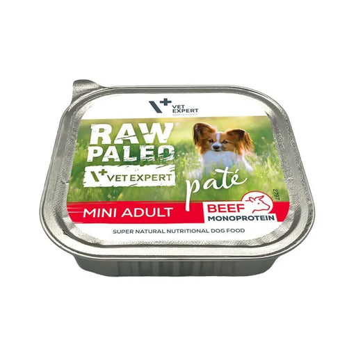 RAW PALEO Pate Mini Adult Beef - мокра храна за кучета