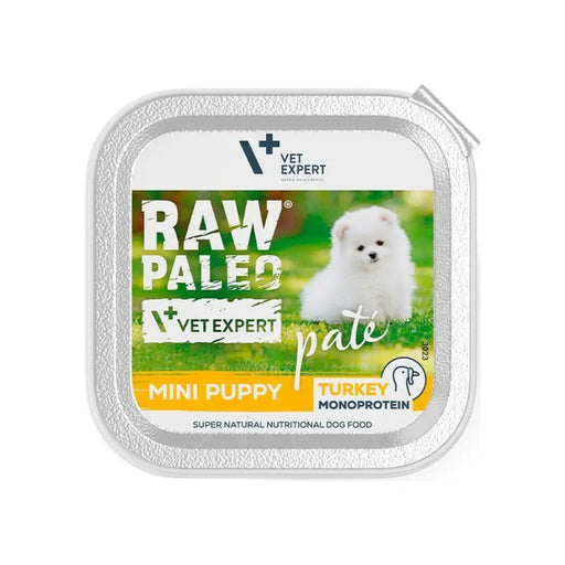 RAW PALEO Pate Mini Puppy Turkey - мокра храна за кученца