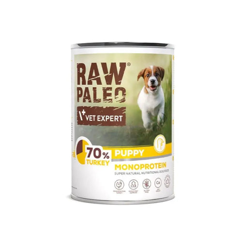RAW PALEO Puppy Monoprotein Turkey - мокра храна за кученца