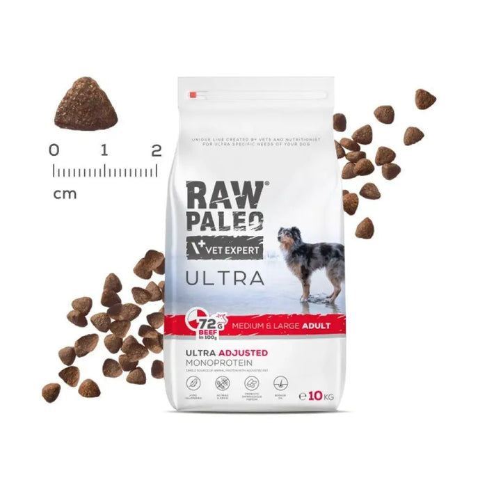 RAW PALEO Ultra Medium&Large Adult Beef - суха храна