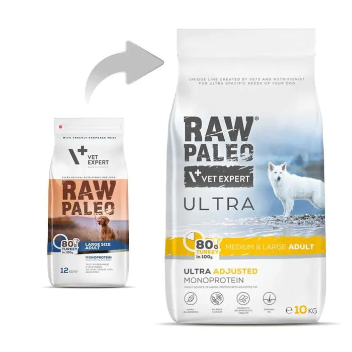 RAW PALEO Ultra Medium&Large Adult Turkey - суха храна