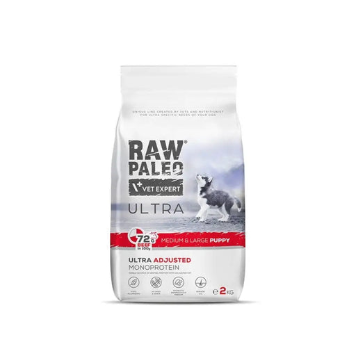 RAW PALEO Ultra Medium&Large Puppy Beef - суха храна