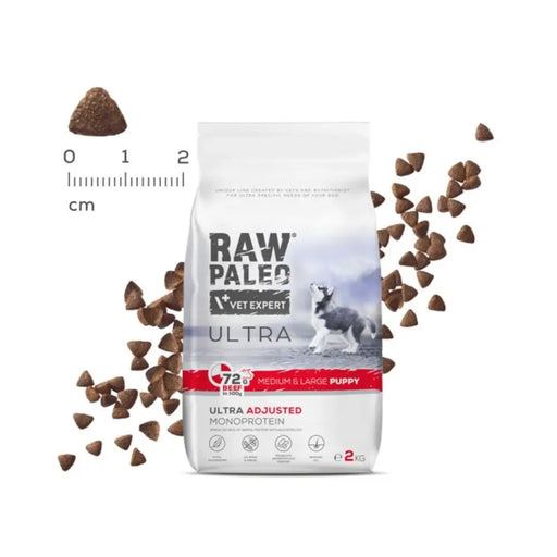 RAW PALEO Ultra Medium&Large Puppy Beef - суха храна