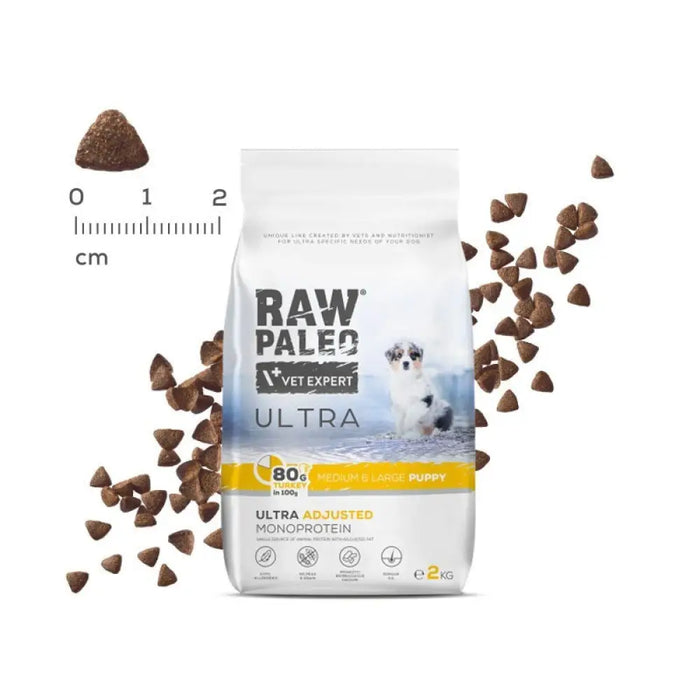 RAW PALEO Ultra Medium&Large Puppy Turkey - суха храна
