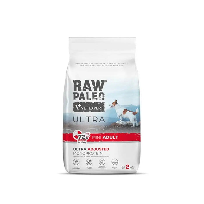RAW PALEO Ultra Mini Adult Beef - суха храна за кучета - 2