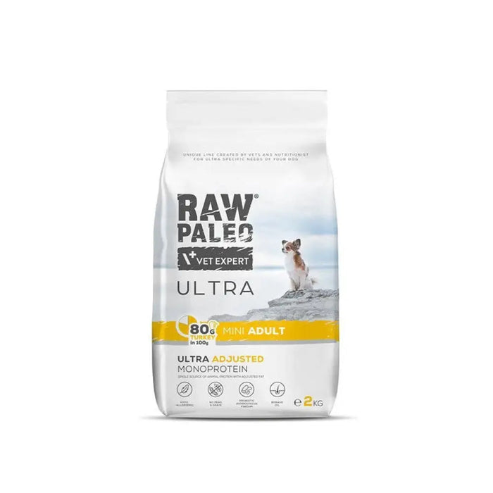 RAW PALEO Ultra Mini Adult Turkey - суха храна за кучета
