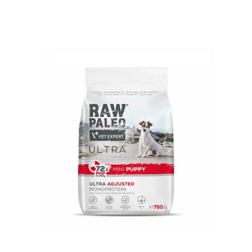 RAW PALEO Ultra Mini Puppy Beef - суха храна за кученца