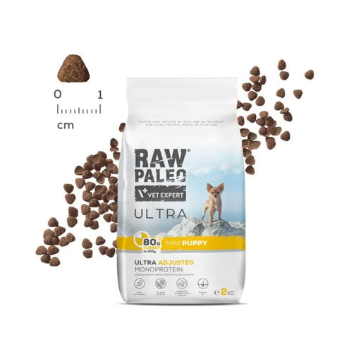 RAW PALEO Ultra Mini Puppy Turkey - суха храна за кученца