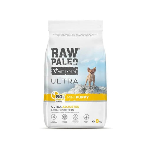 RAW PALEO Ultra Mini Puppy Turkey - суха храна за кученца