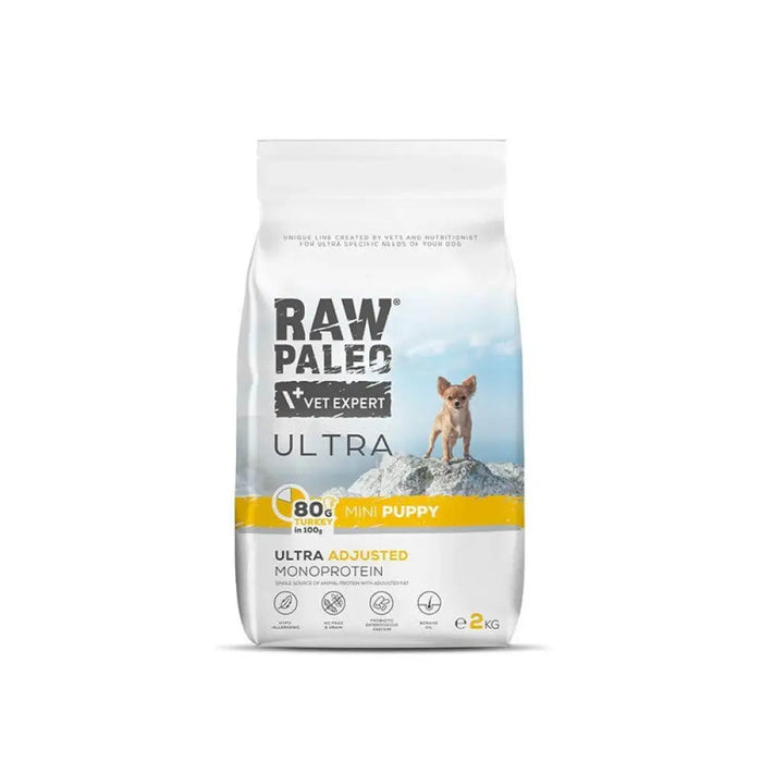 RAW PALEO Ultra Mini Puppy Turkey - суха храна за кученца