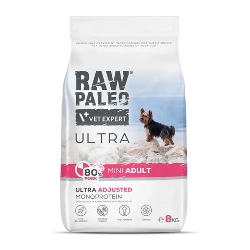 RAW PALEO Ultra Pork Mini Adult - суха храна за кучета - 8