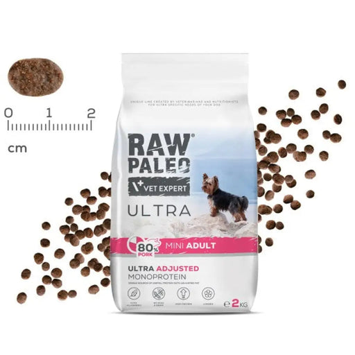 RAW PALEO Ultra Pork Mini Adult - суха храна за кучета - 8