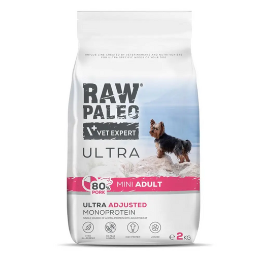 RAW PALEO Ultra Pork Mini Adult - суха храна за кучета - 2