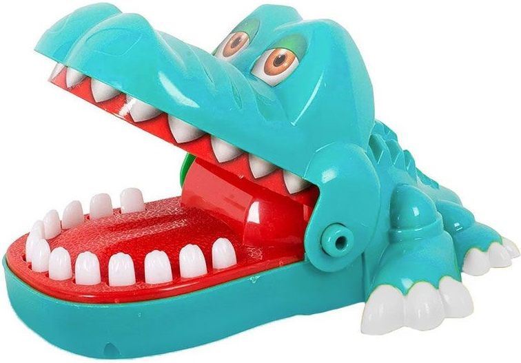 Детска играчка Raya Toys - Приключение с крокодил, син