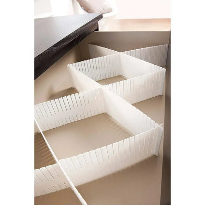 РАЗДЕЛИТЕЛ ЗА ЧЕКМЕДЖЕ БЯЛ 44X10 CM COMPACTOR