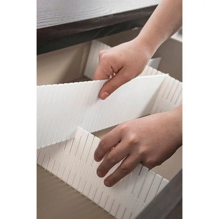 РАЗДЕЛИТЕЛ ЗА ЧЕКМЕДЖЕ БЯЛ 44X10 CM COMPACTOR