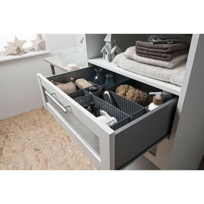 РАЗДЕЛИТЕЛ ЗА ЧЕКМЕДЖЕ СИВ 44X10 CM COMPACTOR