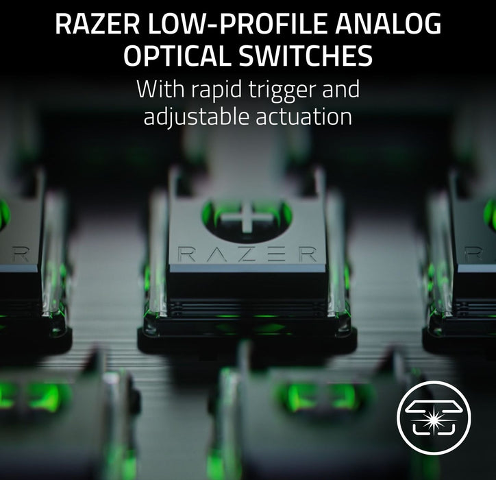 Гейминг клавиатура Razer - Razer Huntsman V3 Pro Low-profile Tenkeyless 8KHz