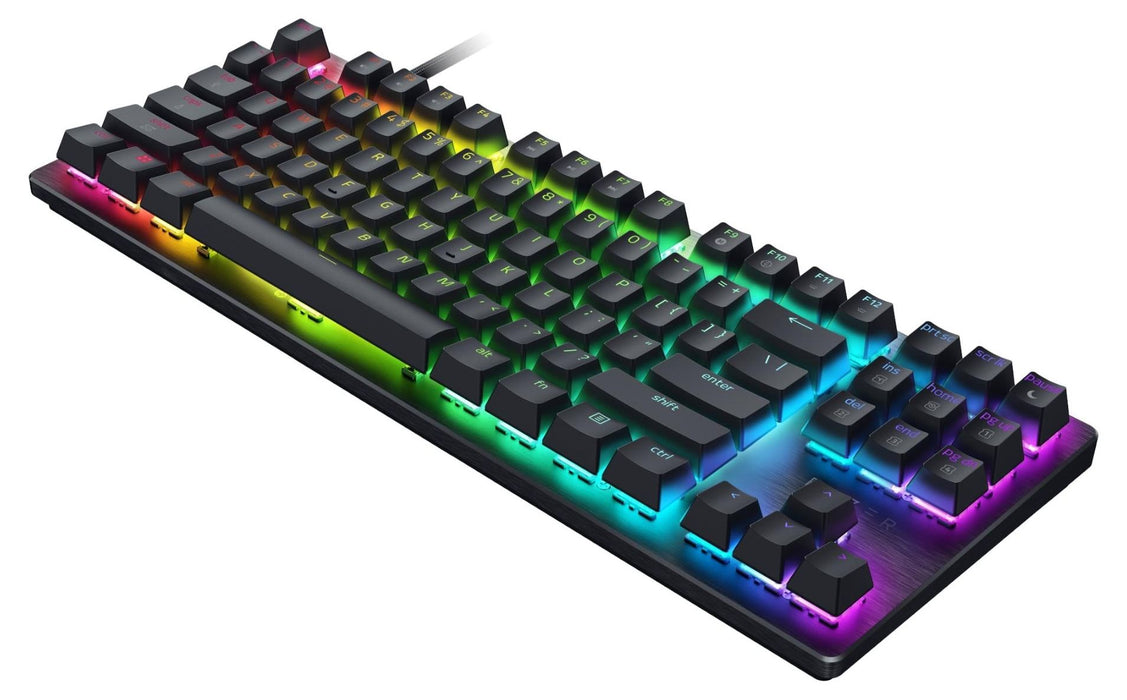 Гейминг клавиатура Razer - Huntsman V3 HE, Magnetic, TKL, RGB, жична, черна