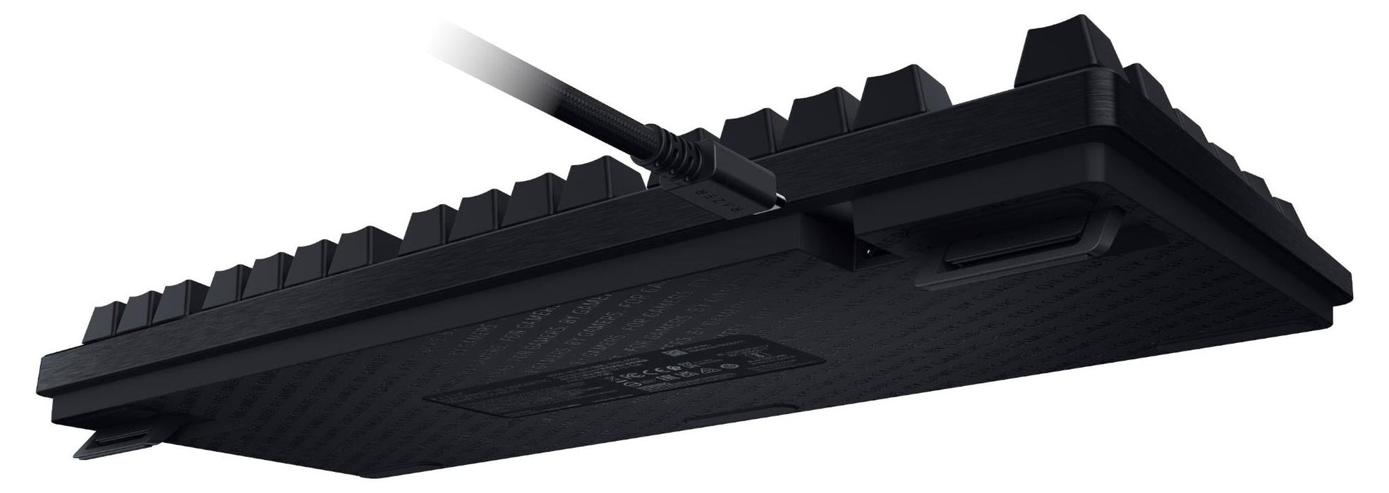 Гейминг клавиатура Razer - Huntsman V3 HE, Magnetic, TKL, RGB, жична, черна