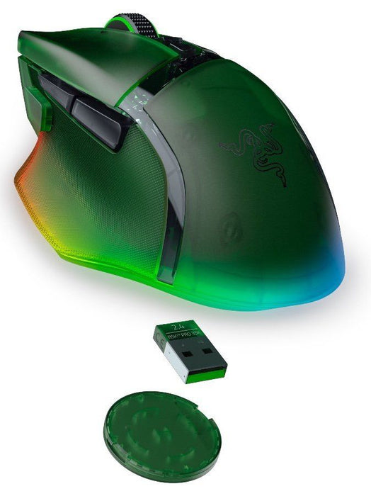 Гейминг мишка Razer - Basilisk V3 Pro, оптична, зелена